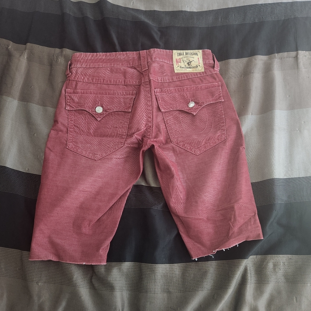 True Religion Ricky Cords Shorts - Picture 2 of 5
